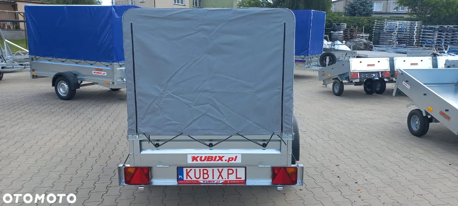 Neptun Przyczepa przyczepka lekka samochodowa 750KG, 202x114x35 cm - 4