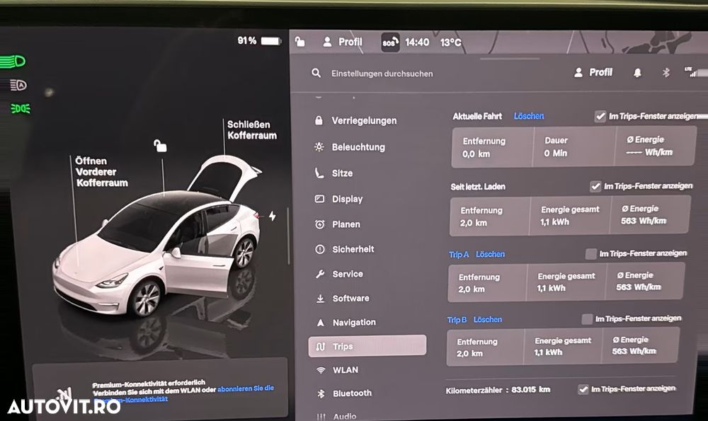 Tesla Model 3 Langstreckenbatterie Allradantrieb Dual Motor - 13