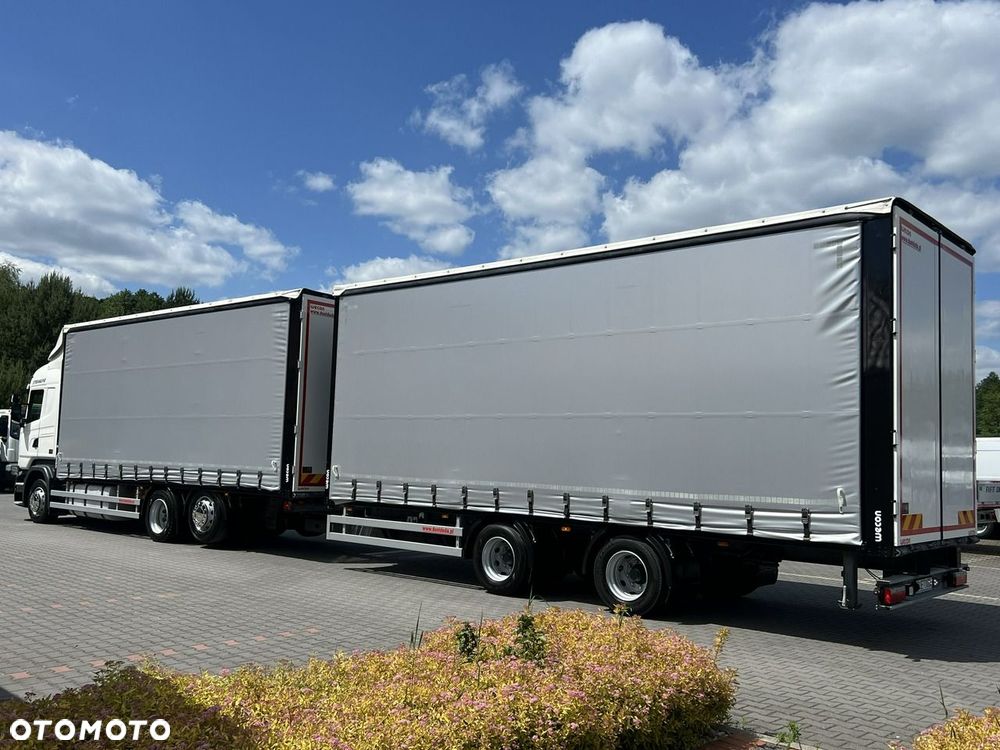 Scania R410 bez EGR Zabudowy Wecon 120m Dach Podnoszony  Zestaw Tandem - 14