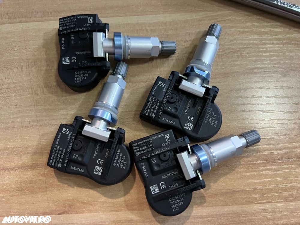 senzori presiune roti BMW.Audi.Mercedes benz. porsche.necesita codare 25 ron bucata 100 ron 4 bucati comanda se face doar pe whasup, cititi anuntul - 3