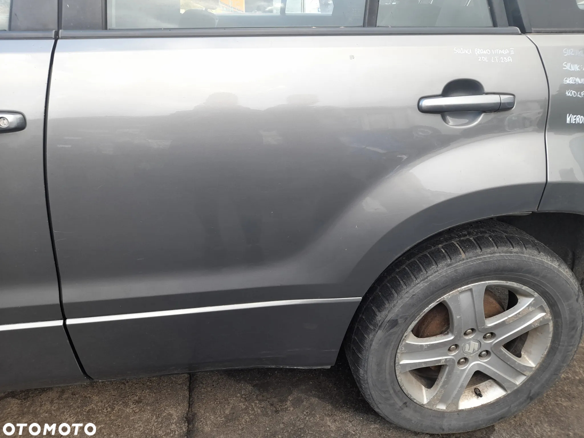 SUZUKI GRAND VITARA II DRZWI LEWY TYŁ LEWE TYLNE ZDL - 3
