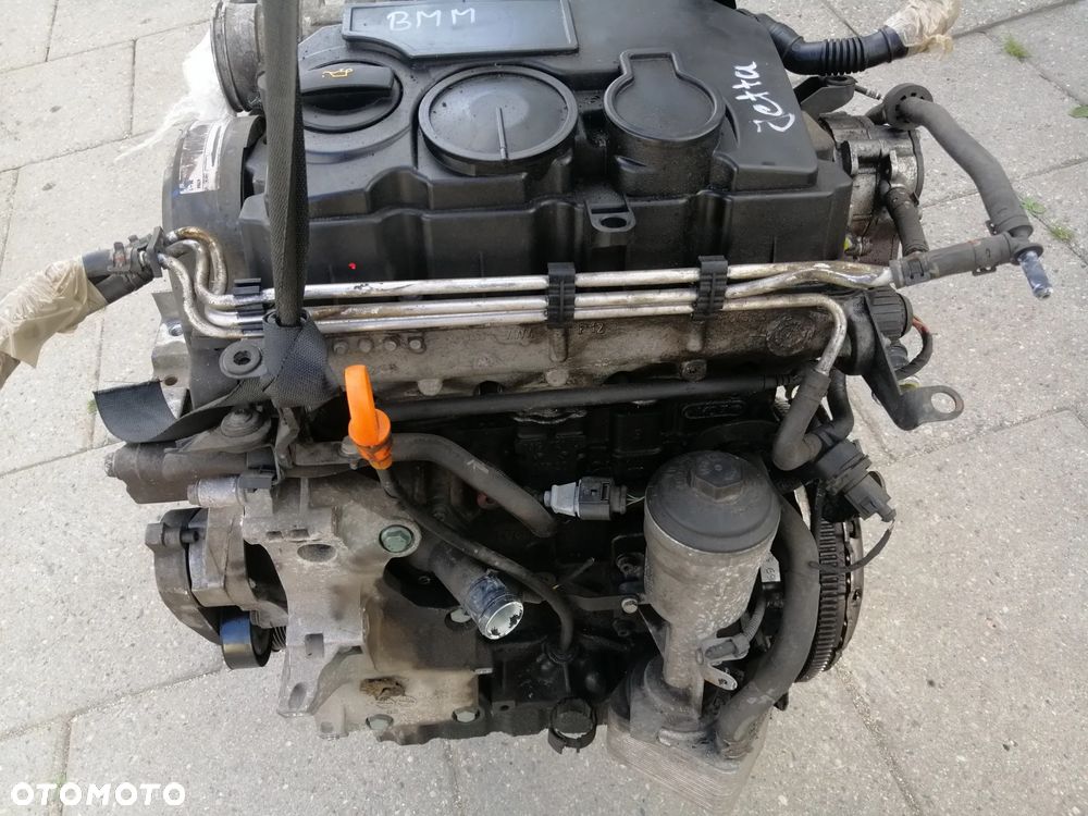 Audi Seat Skoda Volkswagen 2.0 TDi 140KM silnik kompletny kod BMM - 4