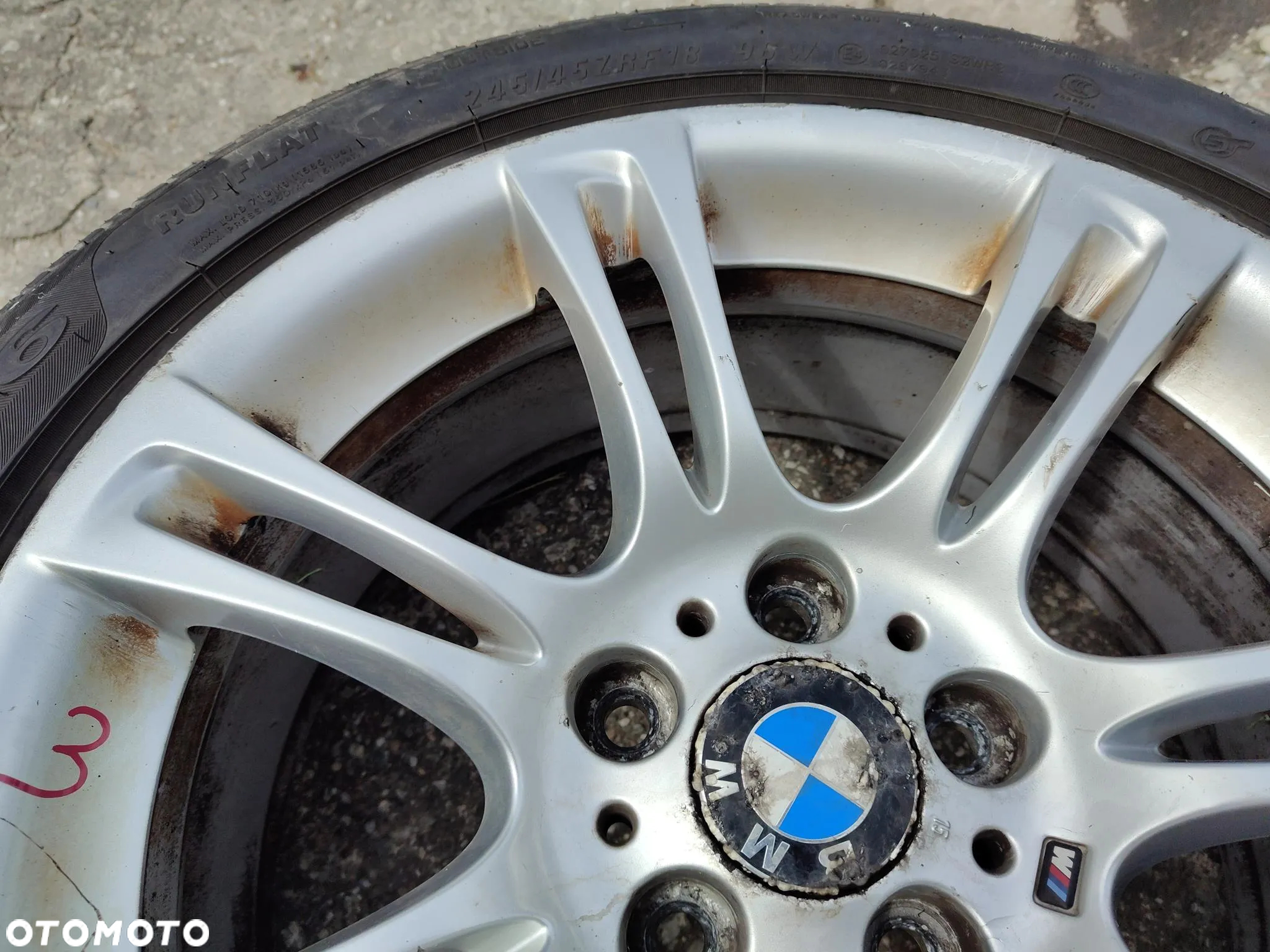 BMW F10 F11 M-pakiet Org Felgi Aluminiowe Alusy KOŁA 5X120 18 Opony 4x 245/45 18 - 20