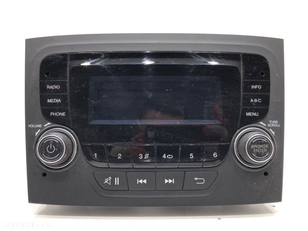 RADIO  FIAT DOBLO Cargo (263_) 2010 - 2022 1.6 D Multijet 77 kW [105 KM] olej napędowy 2010 - 2022 - 1
