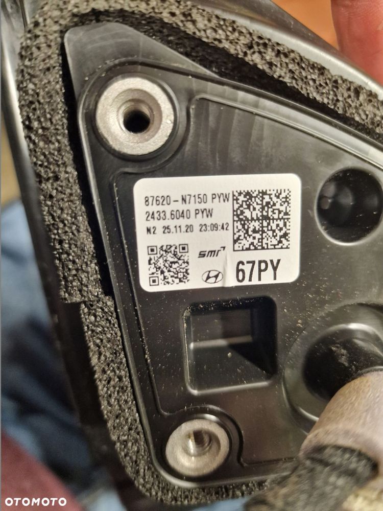 lusterko prawe hyundai tucson iv 8 pin 87620-n7150 europa - 4
