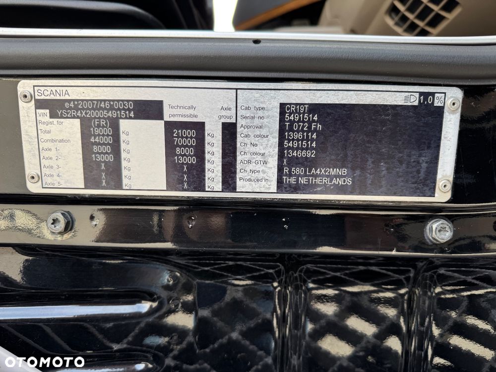 Scania R580 TOPLINE INTEGRALL FULL OPTIONS - 15