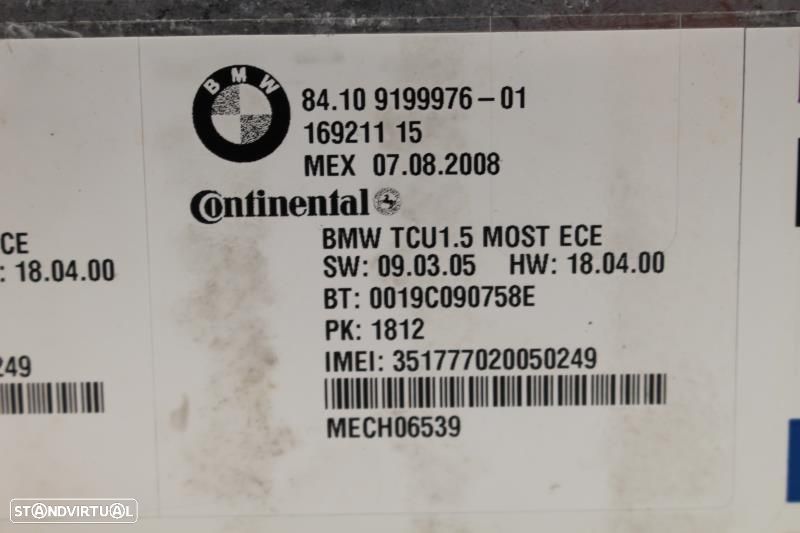 Módulo Do Bluetooth Bmw 1 Coupé (E82)  9199976 / 16921115 / 9 199 976 - 4