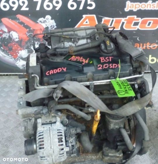 SILNIK KOMPLETNY VW CADDY 2.0 SDI BST 189 TYS