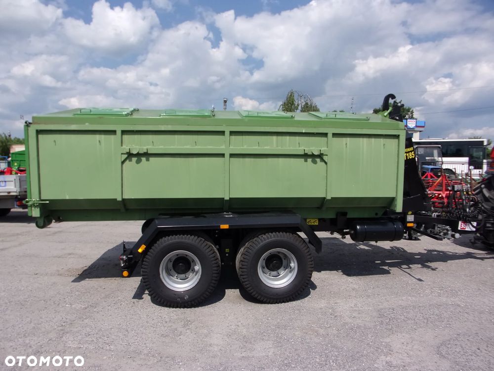 Pronar Przyczepa hakowa PRONAR T-285/1 - 17,7t do obsługi kontenerów rolniczych, budowlanych i komunalnych oraz platform  transportowych,  Kontener KO-04 -13,5t, Kontener KP-10 -7ton - 27