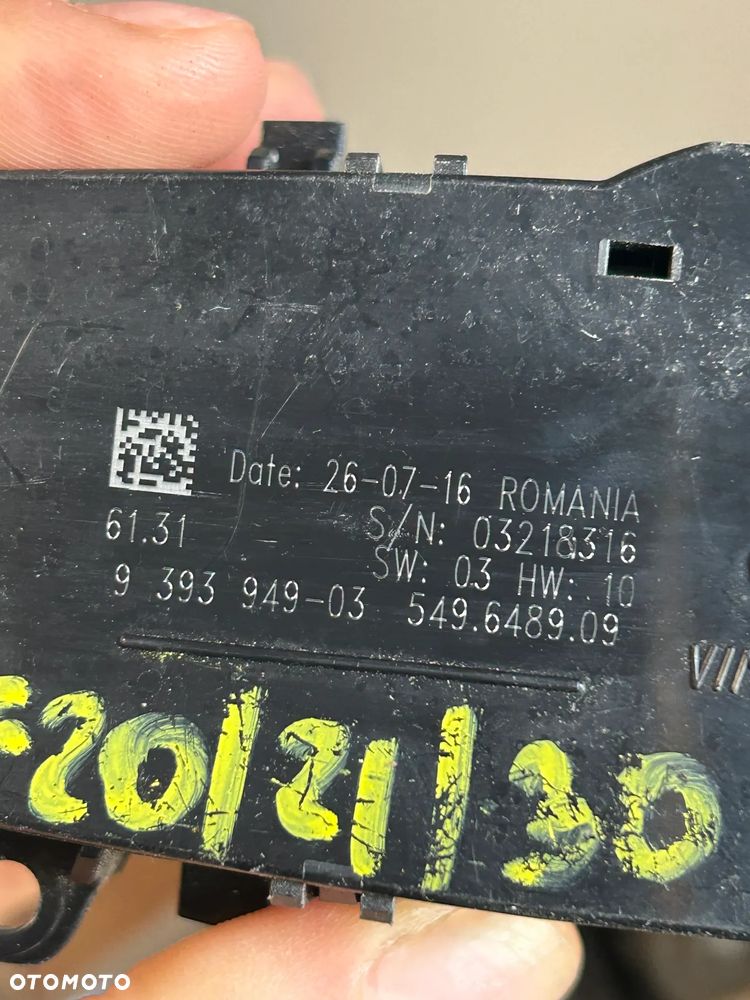 WŁĄCZNIK PRZEŁĄCZNIK ŚWIATEŁ BMW F20 F21 F30 9393949 - 3