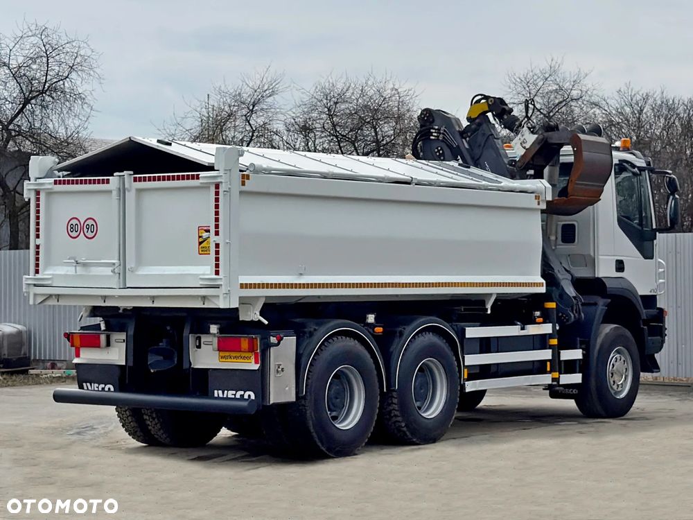 Iveco TRAKKER 410 * WYWROTKA 5,10 m * PALFINGER EPSILON Q 150 Z 84 TI / 6x6 - 11