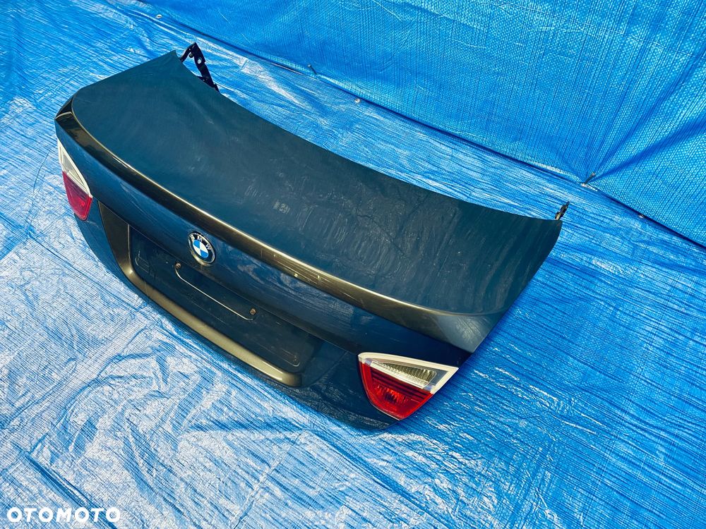KLAPA TYŁ TYLNA BAGAŻNIKA KOMPLETNA BMW E90 SEDAN LIFT 08R ; LAKIER A22 ORYGINAŁ EUROPA - 6