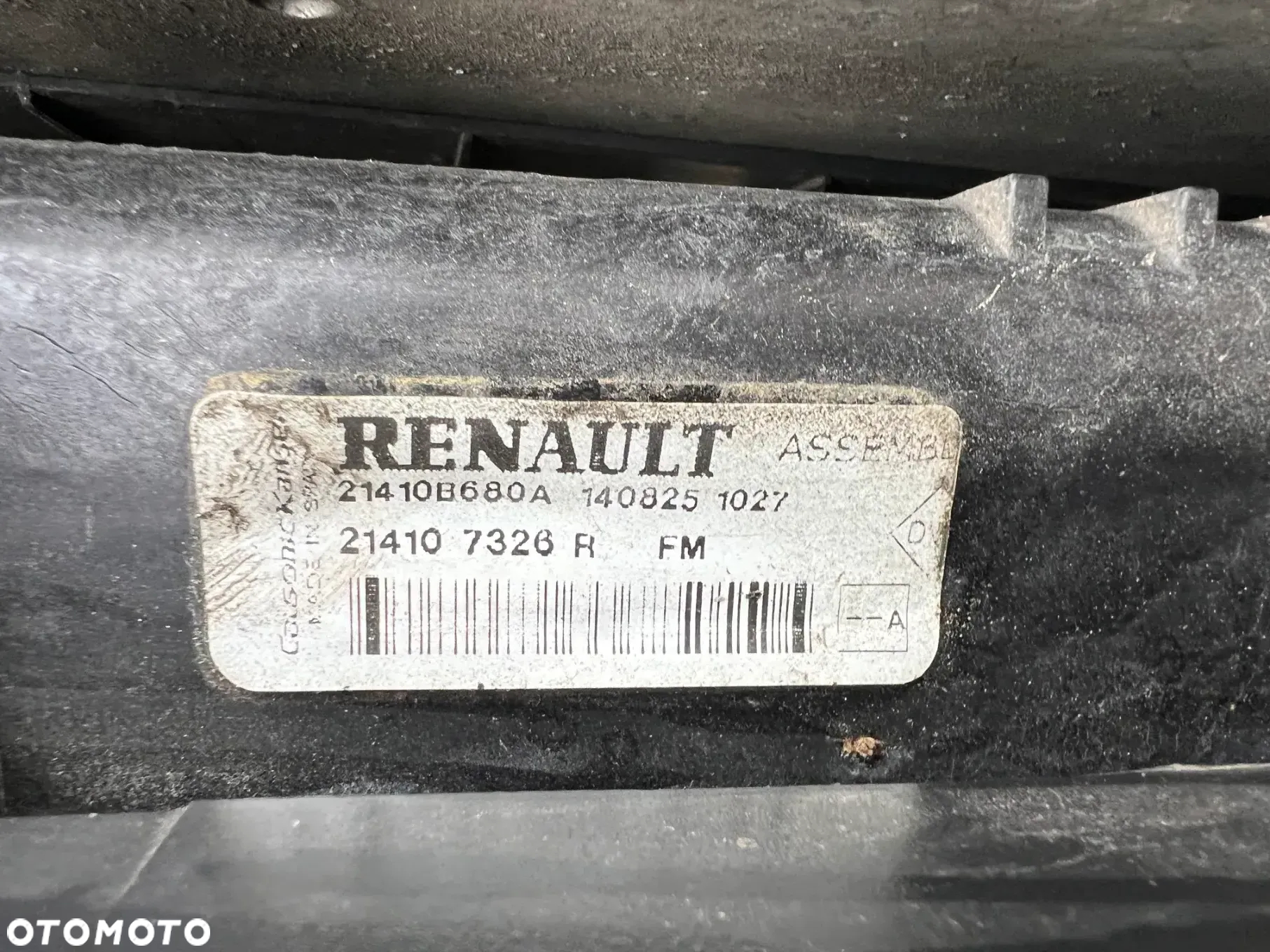 RENAULT CAPTUR I Pas przedni, belka zderzaka, chłodnice, wentylator 1.2 TCE AUTOMAT DEMONTAŻ - 6