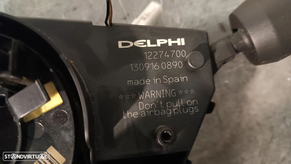 COMUTADOR / MANETE PISCAS / LIMPA VIDROS / FITA AIRBAG OPEL CORSA D 13142283 12274700 - 3