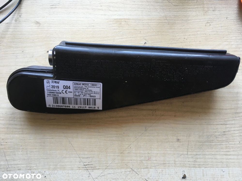 PRAWA PODUSZKA FOTELA MERCEDES BENZ W213 A2138607600 - 1