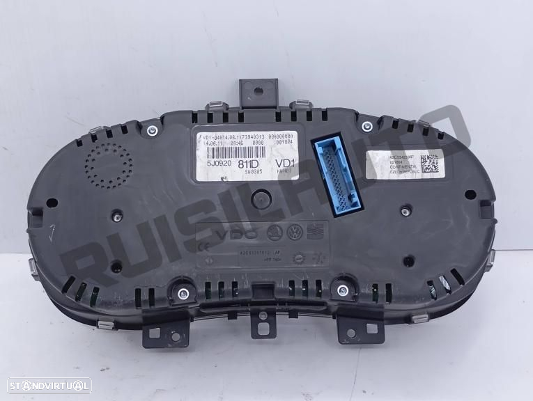 Quadrante 5j092_0811d Skoda Fabia Ii Combi (5j) [2007_2014] 1.6 - 2
