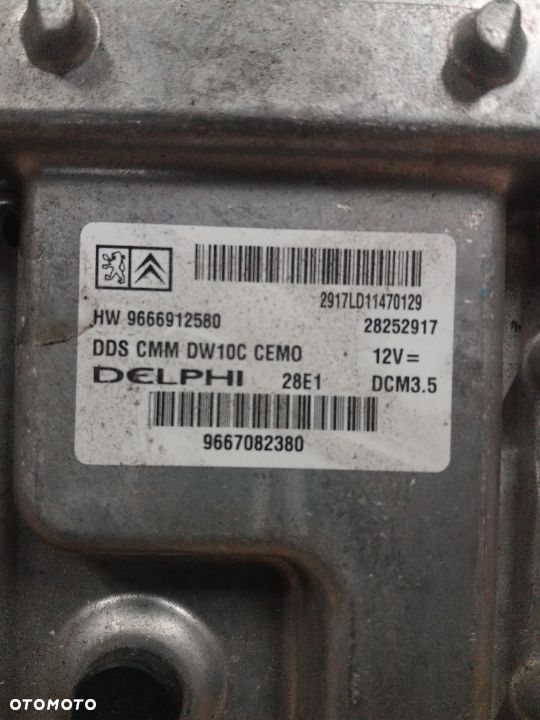 PEUGEOT 5008 HDI STEROWNIK KOMPUTER SILNIKA 9667082380 9666912580 28252917 - 2