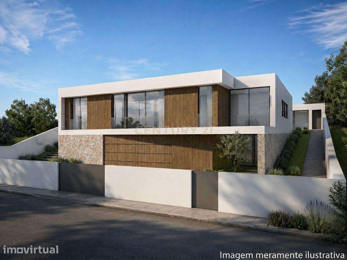 Terreno com projeto de arquitetura para moradia T4 e anexo independent - Grande imagem: 4/21