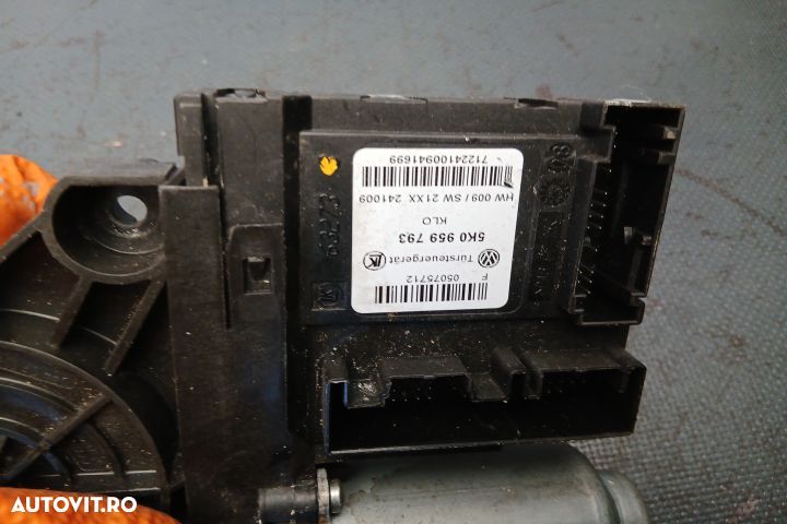 Motoras macara geam fata stanga 1T0959701T 5K0959793 1T0959701T 5K095 - 4
