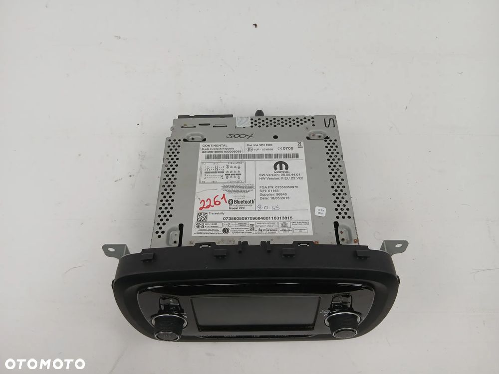 Radio Fiat 500X - 2