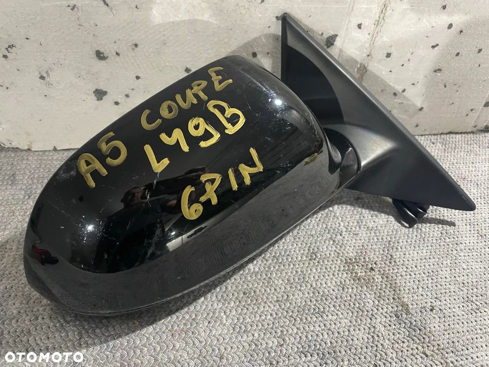 Audi A5 8T Coupe lusterko prawe 6 PIN LY9B asystent - 3