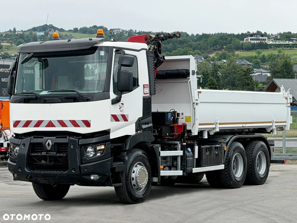Renault C 380 * WYWROTKA 5,20 m + HMF 1820 - K2  + PILOT + BORDMATIC * 6x4 - 7