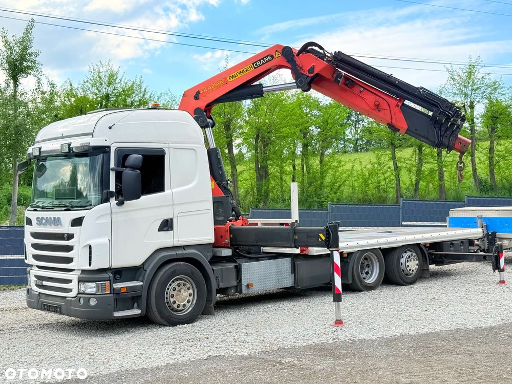 Scania * SCANIA G400 * Zestaw + Przyczepa * HDS Palfinger Kran PK 42500 * 3 Osie * Sprowadzona * Bardzo Dobry Stan * - 24