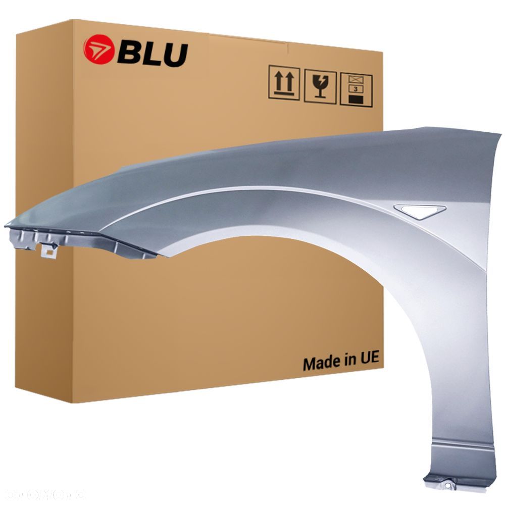 BLU Błotnik FORD FOCUS MK1 I 08 lewy przód srebrny 1998-2004 MoondustSilver - 1