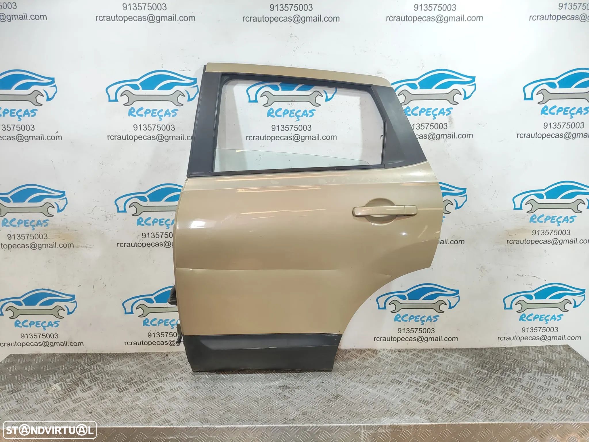Porta Traseira Esquerda NISSAN QASHQAI J10 Fecho Elevador Motor Puxador Vidro - 1