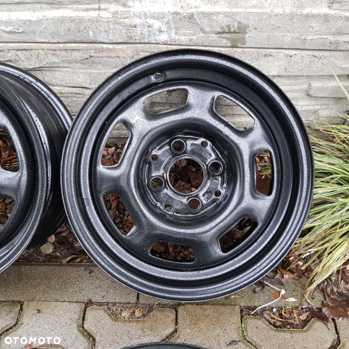 2x 6x14 ET38 4x100 Nowy komplet felg stalowych Seat, VW - 4