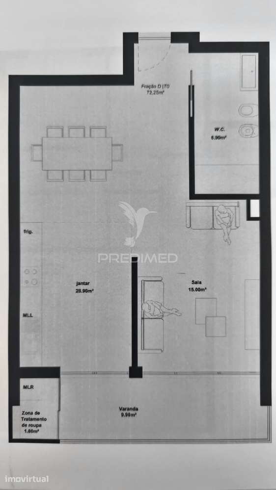 Apartamento T0 em Construção – Fração D | Gafanha da Nazaré - Grande imagem: 5/5