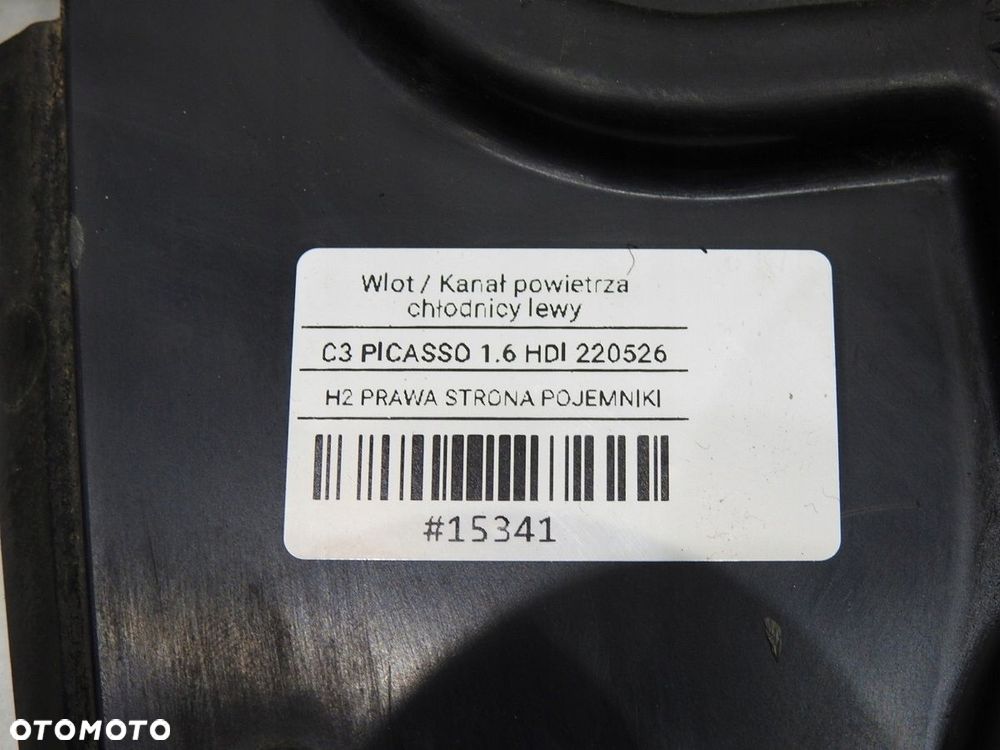 KIEROWNICA POWIETRZA LEWA CITROEN C3 PICASSO - 6