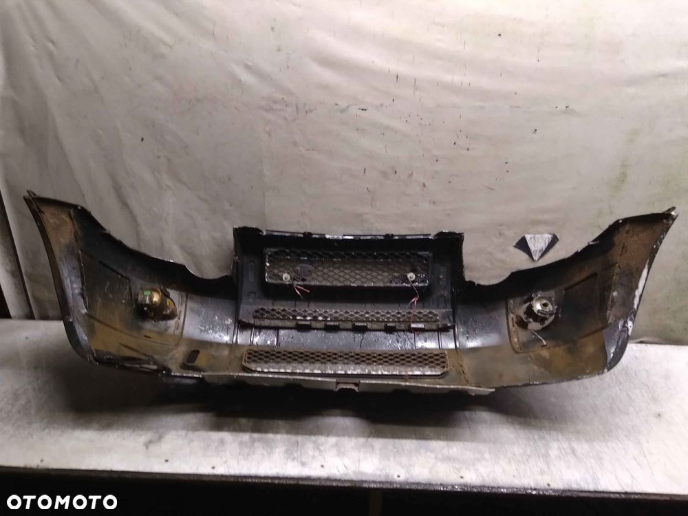 ^ ZDERZAK PRZÓD PRZEDNI DO LAND ROVER FREELANDER 1 I LIFT FL 697 CZARNY HALOGENY - 2