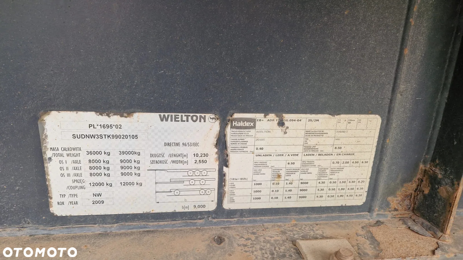 Wielton 33m stalowa SAF INTRAX - 12