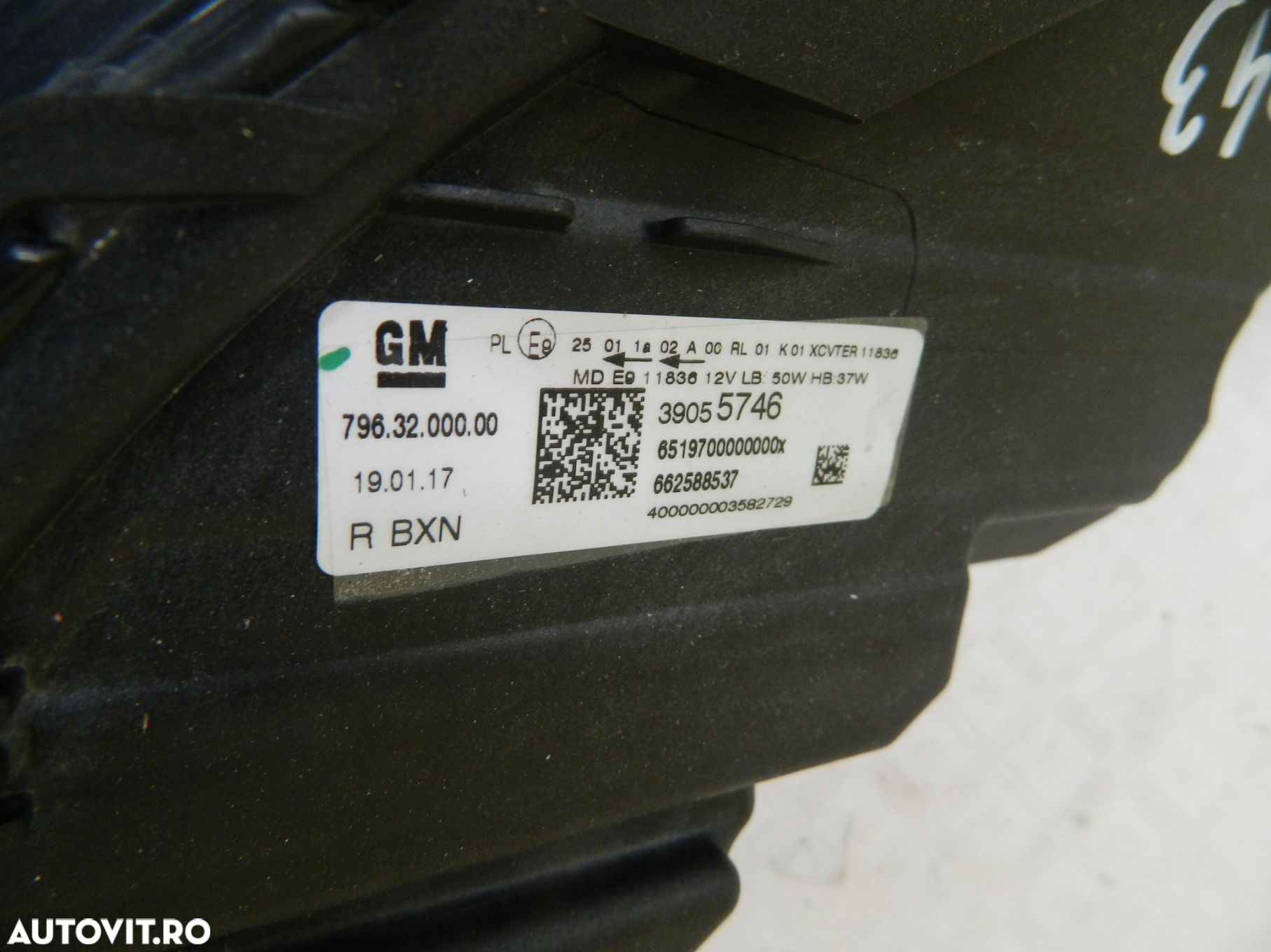 Far dreapta Opel Astra k Full LED,  2015, 2016, 2017, 2018, 2019, 2020, 2021, cod origine 39055746. - 5