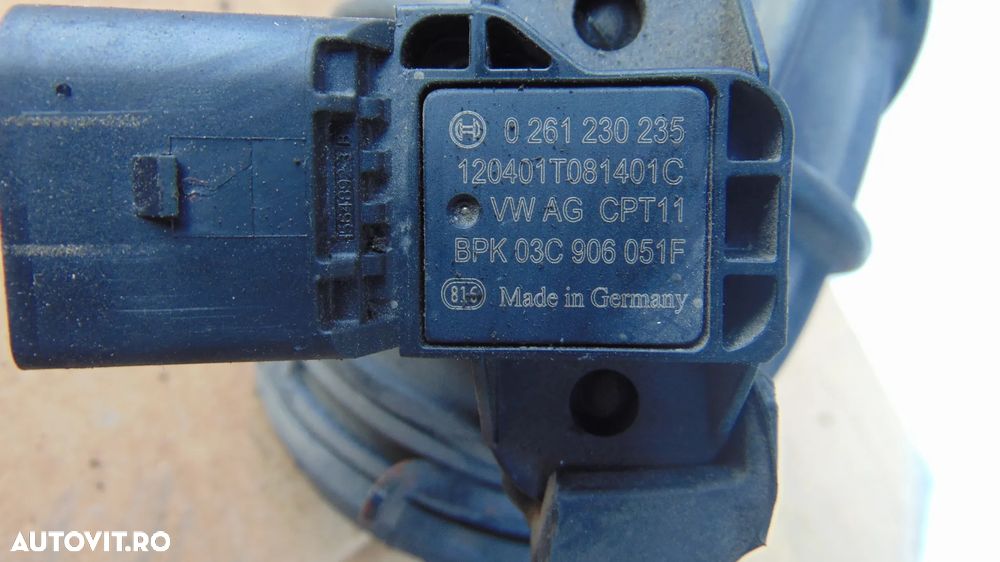 Furtun admisie aer Volkswagen Transporter T5 2.0 CAA TDI ,Cod 7E0129615 - 7