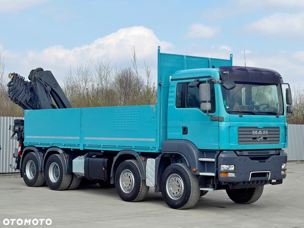 MAN TGA 41.440 * Skrzynia 1,80 m + HIAB 288 E - 7 HIDUO + PILOT / 8x4 - 3