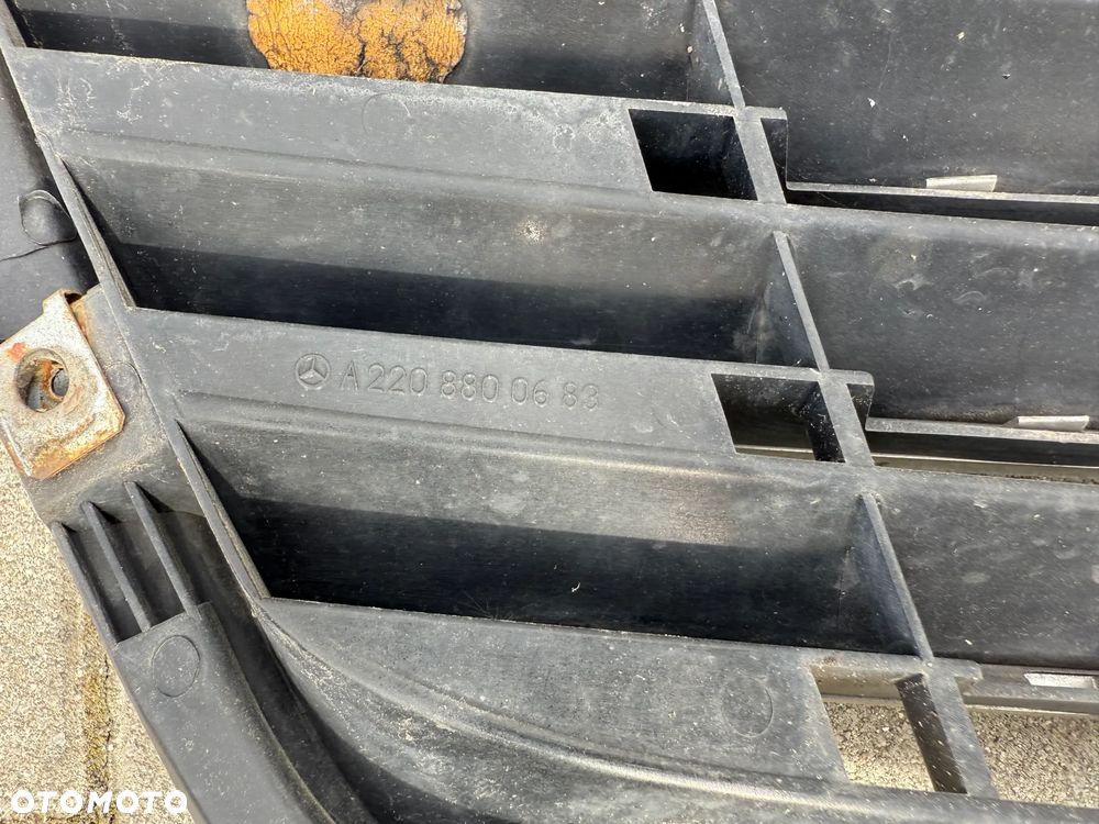 GRILL MERCEDES-BENZ W220 LIFT RADAR DISTRONIC ATRAPA A2208800683 - 4