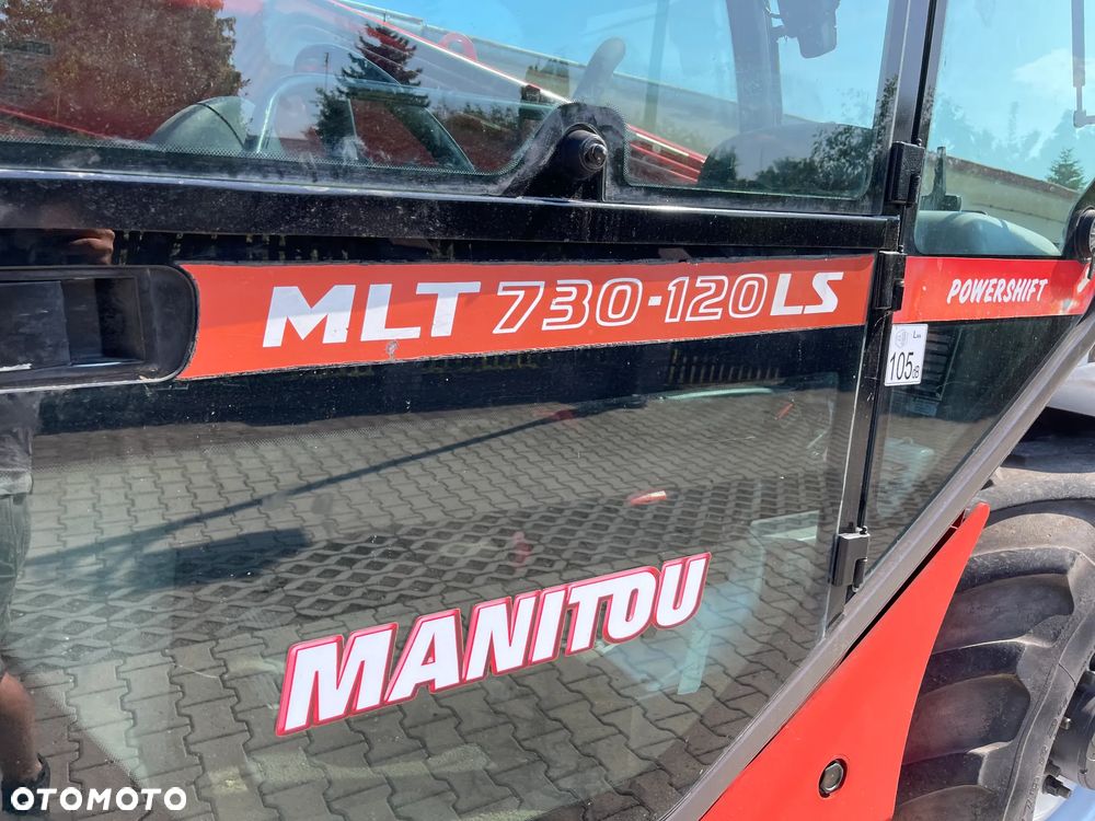 Manitou Ładowarka teleskopowa Manitou MLT 730-120 LS TURBO_Perkins 4 Cylindrowy 120 KM + Skrzynia biegów 40 KM/H SZYBKA_Napęd 4X4 - 16