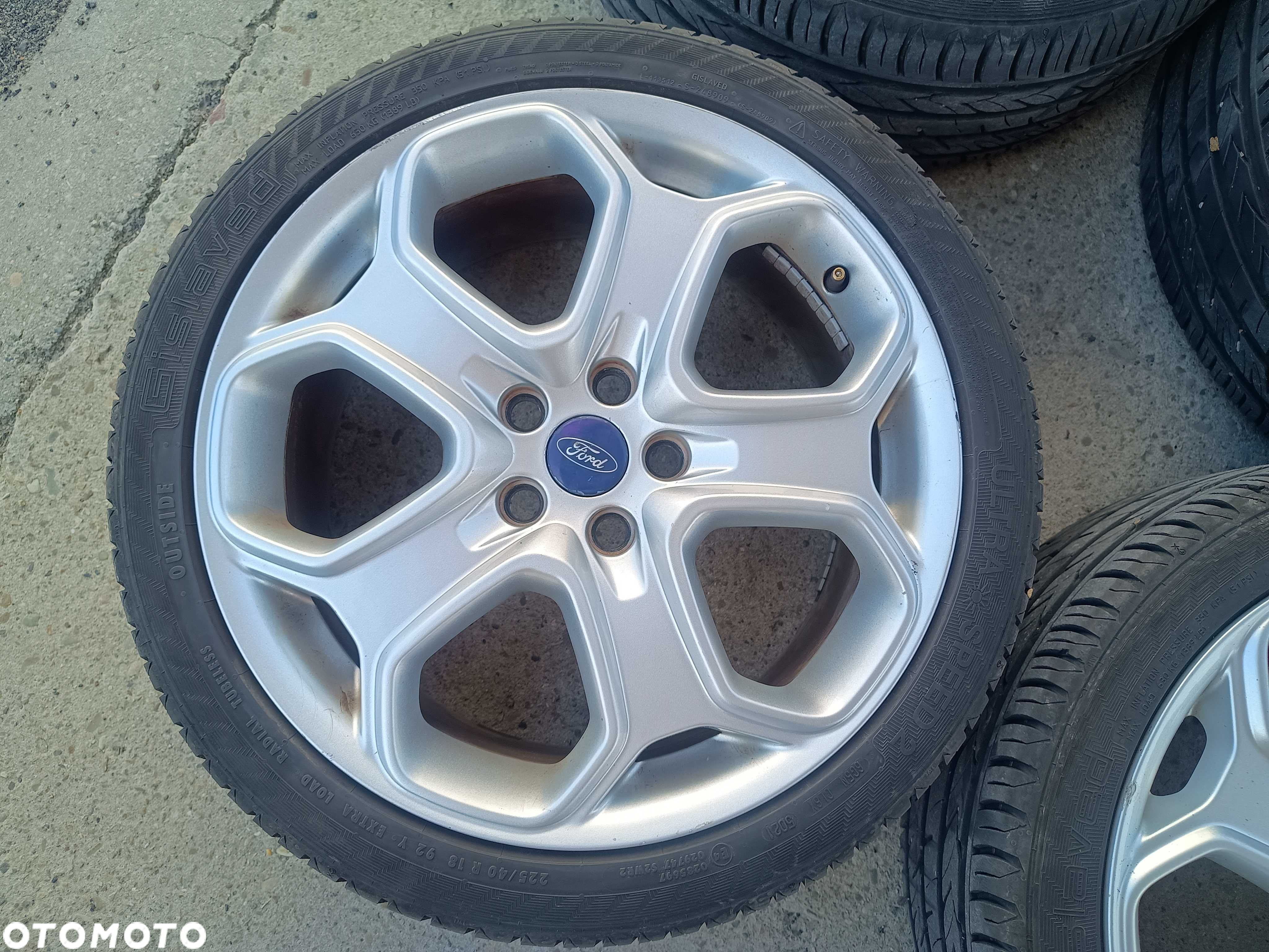 Koła Alufelgi Ford 18'' 5x108 Opony letnie 225/40R18 z 2022r - 4
