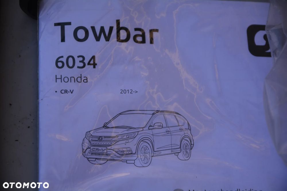 Honda CR-V 2012-  -  hak wypinany Brink na klucz - 5