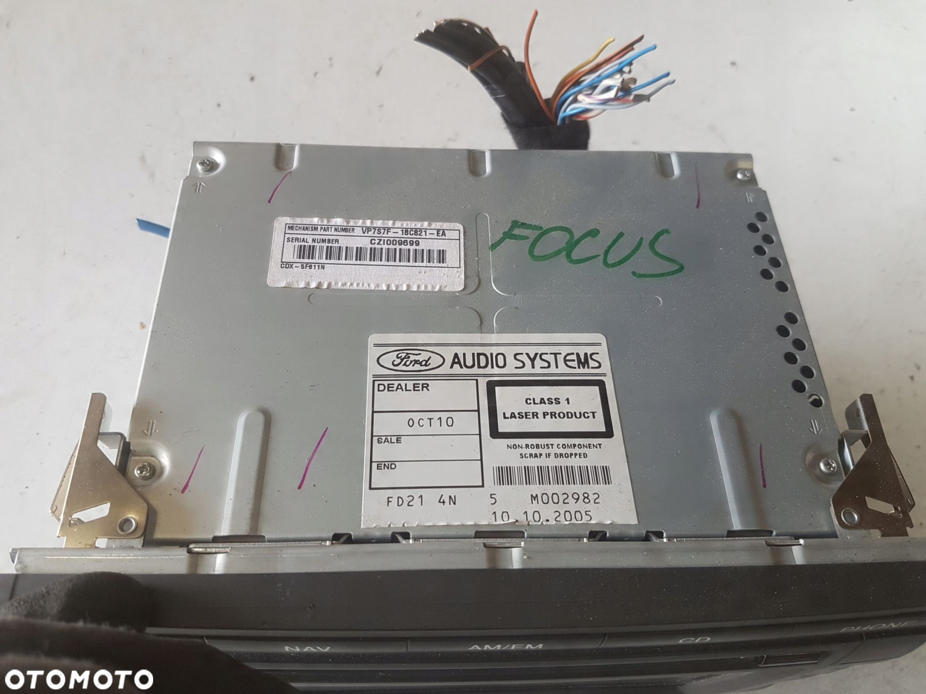 FORD FOCUS MK2 04r- RADIO CD NAWIGACJA - 3