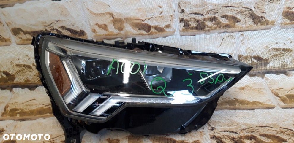 audi q3 83a 941 034b usa ameryka21\' full led prawa z jeżem ledowym - 13