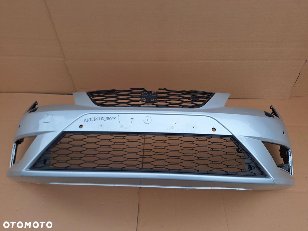 SEAT LEON 3 III FR 12-16r 5F0 NIE KLEJONY! B.ŁADNY ZDERZAK PRZÓD PRZEDNI KRATKA ŚLIZG DOLNY 5F0807221M WYSYŁKA 24H - 5