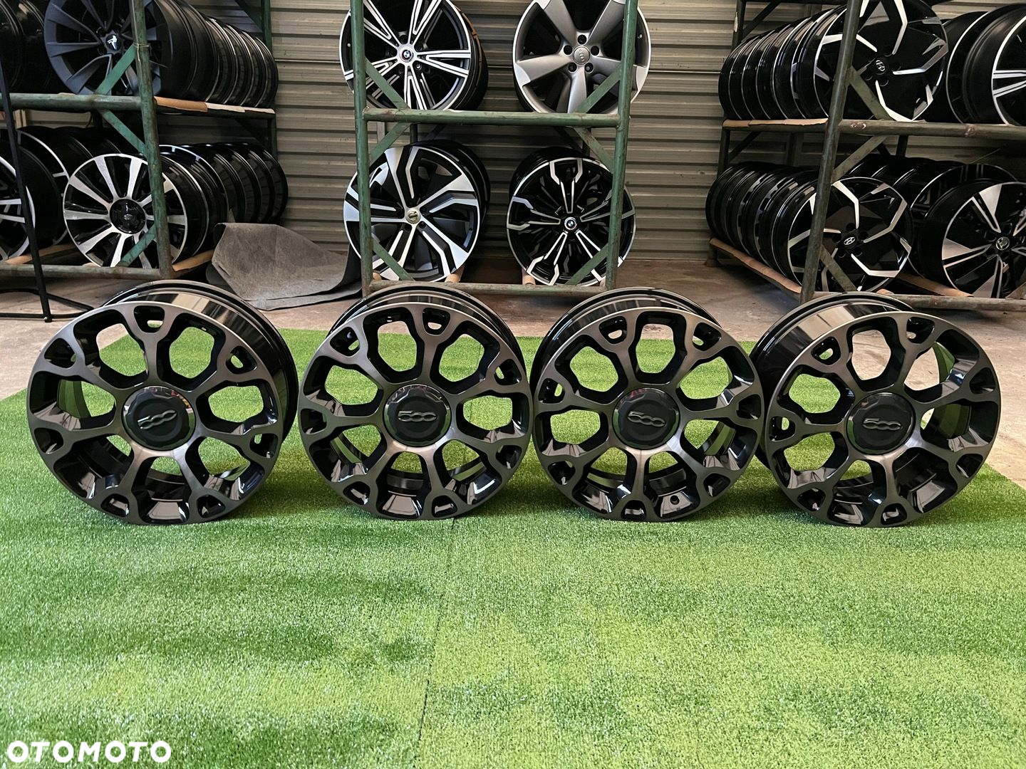 KOMPLET FELG FELGI ALU FIAT 500L 17 5X98 ET41 TIPO ORYGINALNE - 5