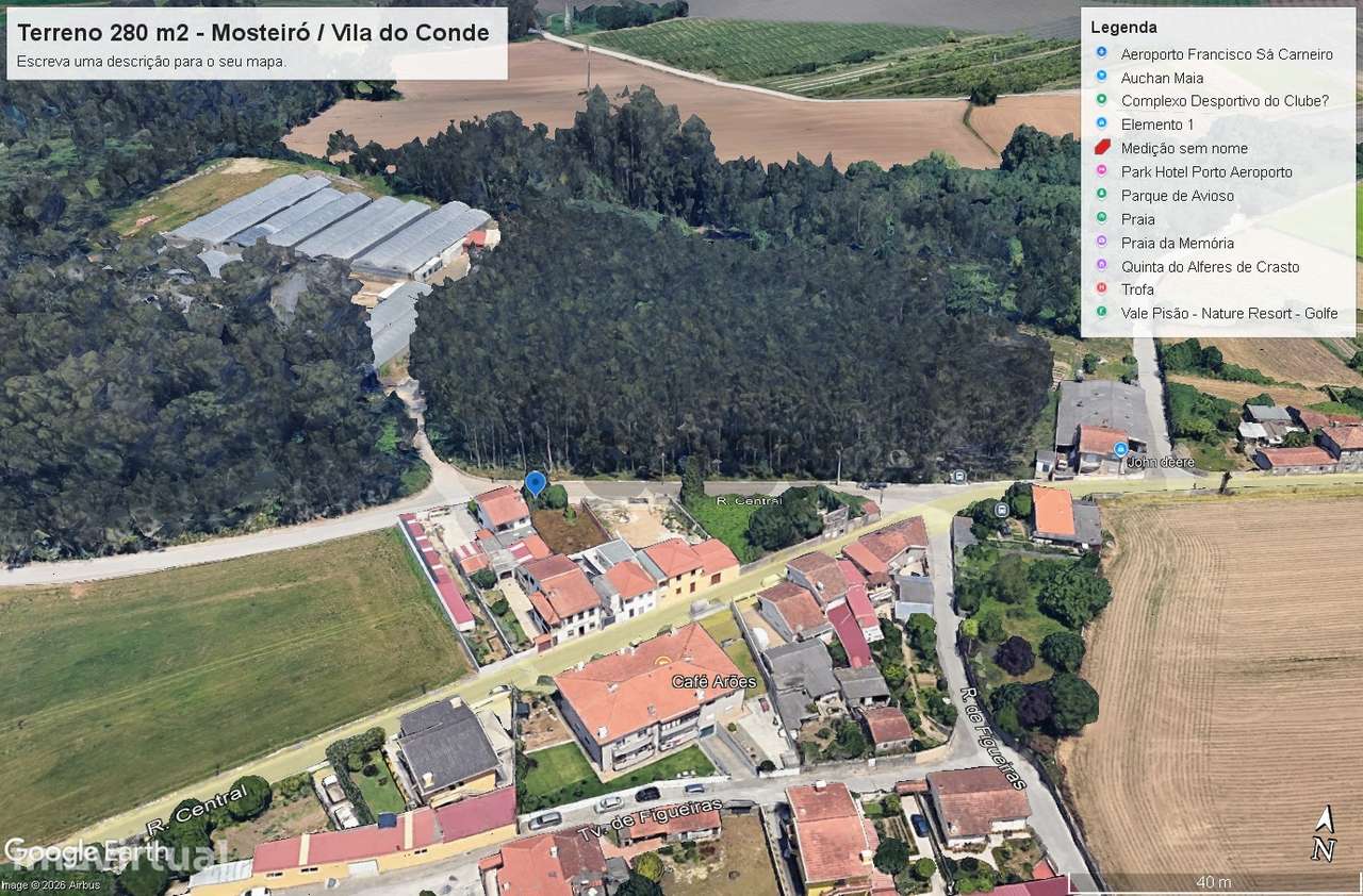 Terreno Para Construção  Venda em Vilar e Mosteiró,Vila do Conde - Grande imagem: 5/24