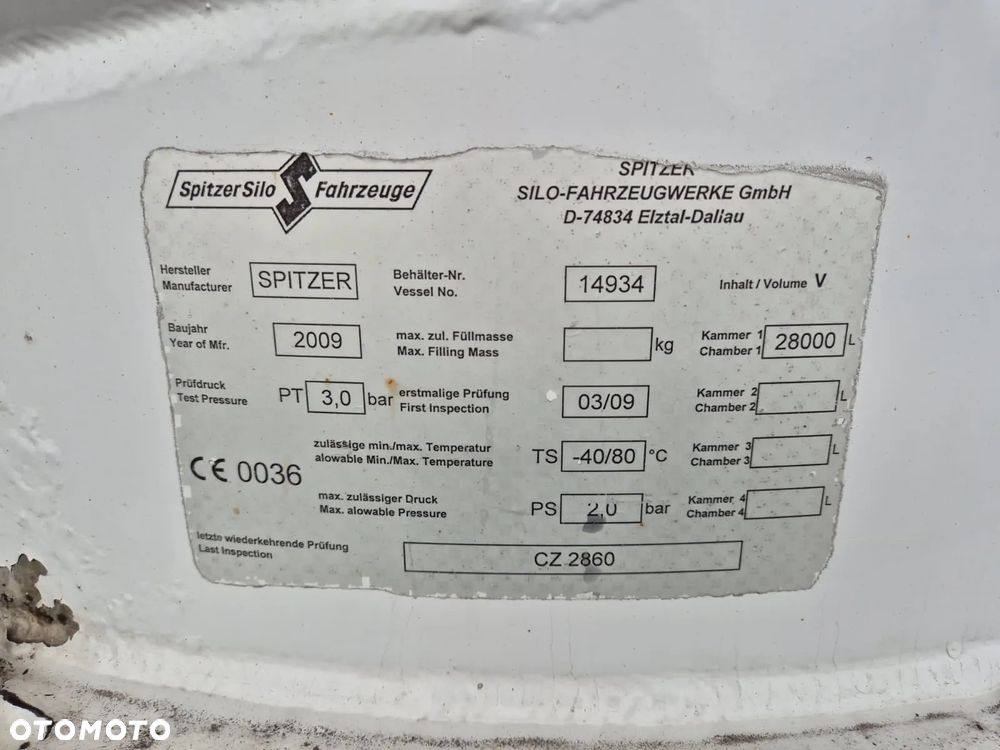 MAN TGS 26.480 / 6X2 / ADR /  NACZEPA I ZABUDOWA SPRITZER SILO 28M3 / KOMPRESOR / MOŻLIWY TDT / TRANSPORT / 1 WŁ. / NOWE SPRZĘGŁO - 31