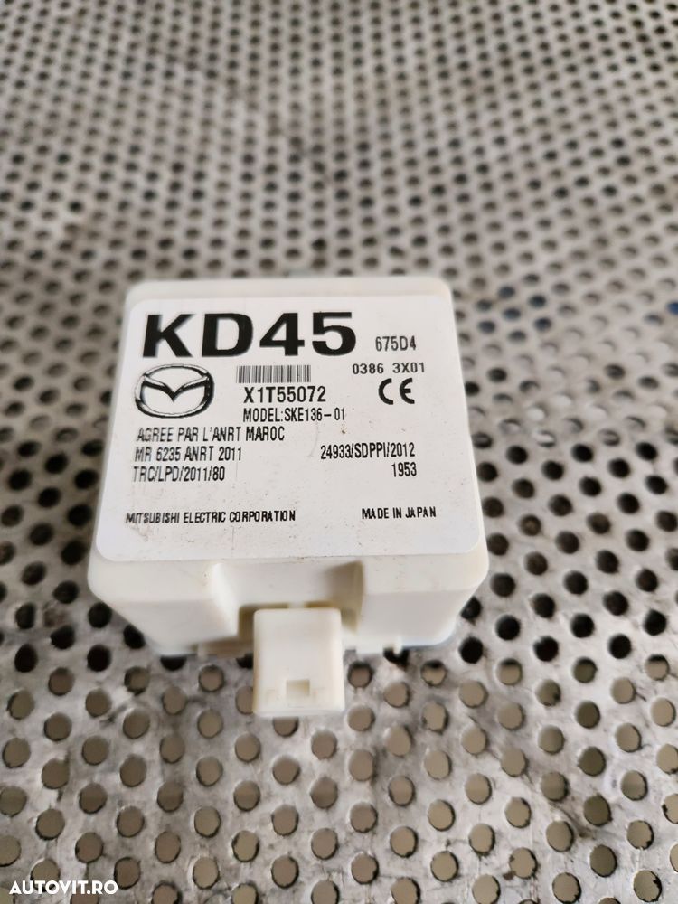 Modul Unitate Control Keyless Mazda CX5 An 2013-2014-2015-2016-2017 Cod X1T55072 Dezmembrez Mazda CX5 2.2 Diesel Skyactive 4x4 An 2013-2014-2015-2016-2017 - Dezmembrari Arad - 3