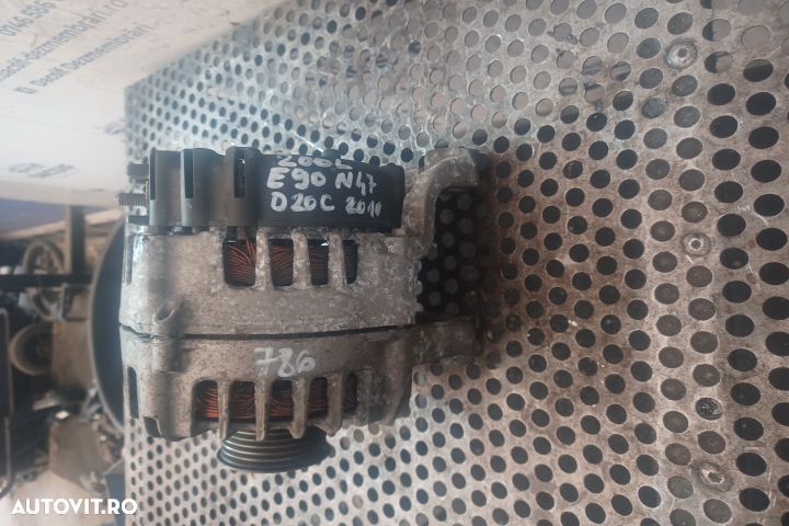 Alternator N47D20C  7802261 MX1253 BMW Seria 3 E90 [2004 - 2010] - 1