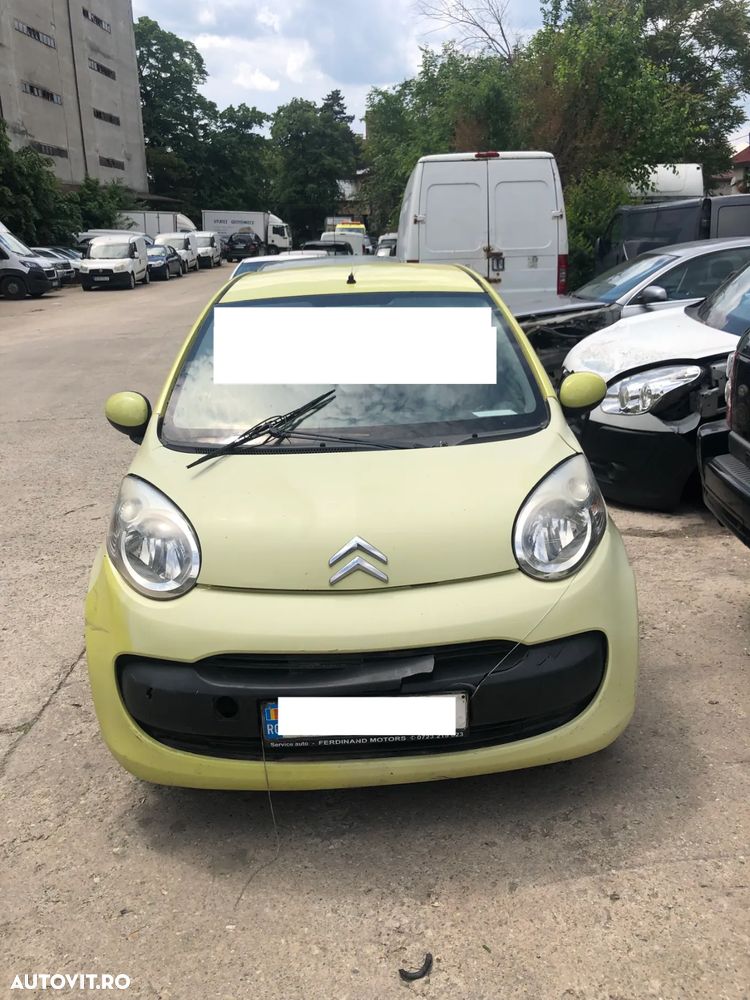 Aripa dreapta fata Citroen C1 galben 2008 - 2